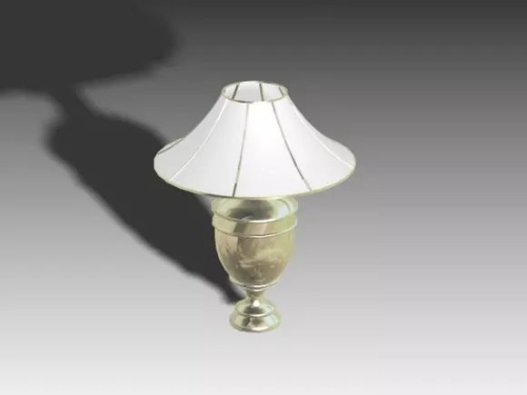 Rectangular Table Zigzag Leg 3d model