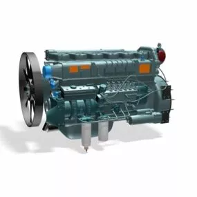 Truck Diesel Engine 3d model