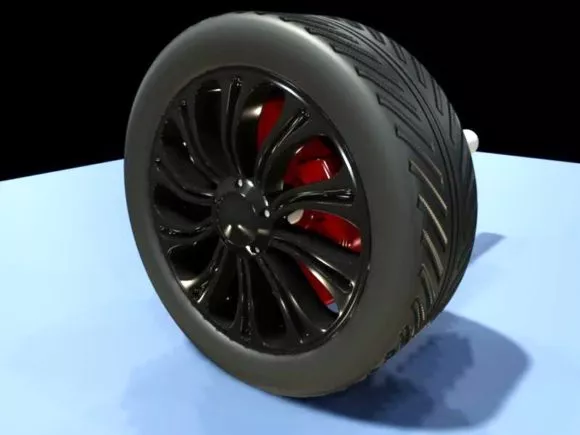 Truck Rim 3d model Truck Rim 3d model