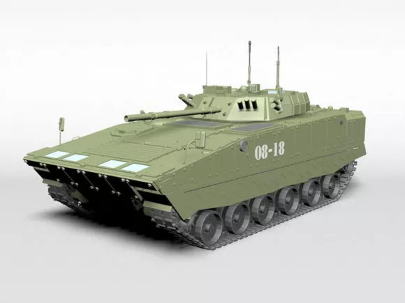 Us Tank Weapon 3d model