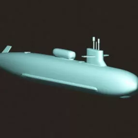 Nuclear Submarine Type95 3d model