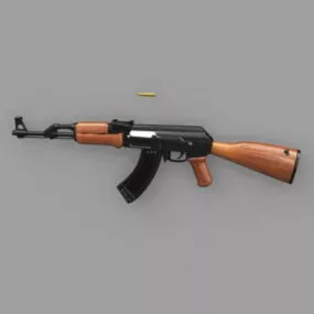 Gun Ak47 Type 2a 3d model