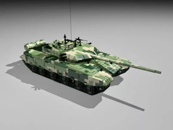 Type99 Chinese Battle Tank 3d model Type99 Chinese Battle Tank 3d model