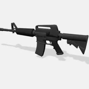 Marine M4 Carbine Gun 3d model