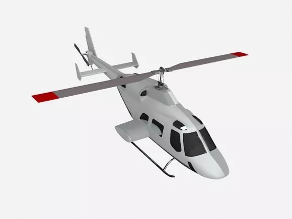 Futuristic Railgun Turret 3d model