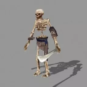 Skeleton Warrior 3d model