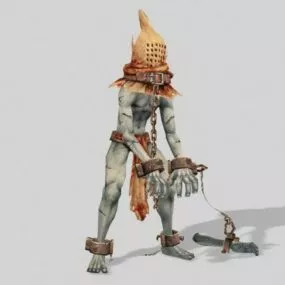 Prisoner Zombie 3d model