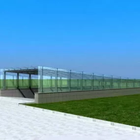 Underground Parking Building 3d model