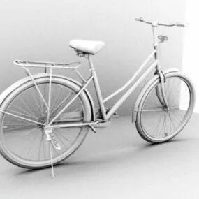 Old Utility Bicycle 3d model