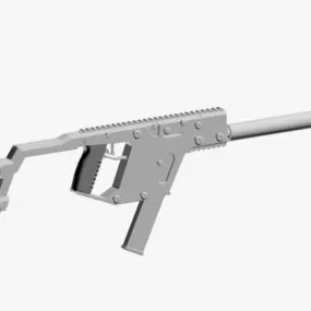 Vector Submachine Gun 3d model
