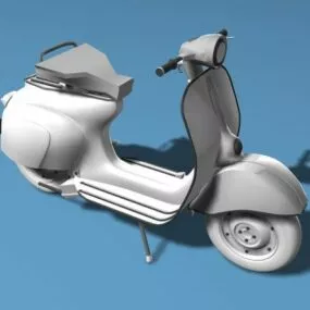 Vintage Vespa Scooter 3d model