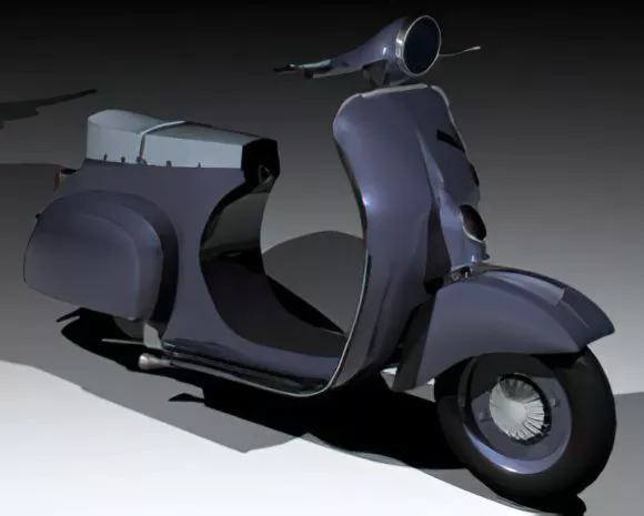 Racing Scooter 3d model
