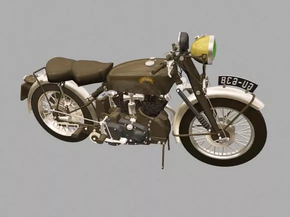 Futuristic Motorcycle Tricycle 3d model