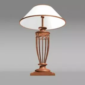 Elegant Bedside Table Lamp 3d model
