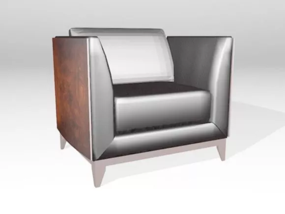 Steel Folding Chair 3d model