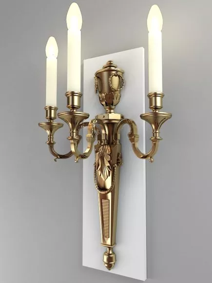 Home Ceiling Fluorescent Lamp 3d model