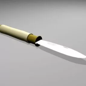 Vintage Pocket Knife 3d model