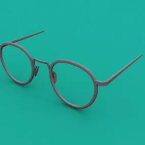 Vintage Glasses Frame 3d model