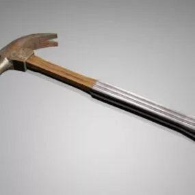 Rustic Hammer 3d model