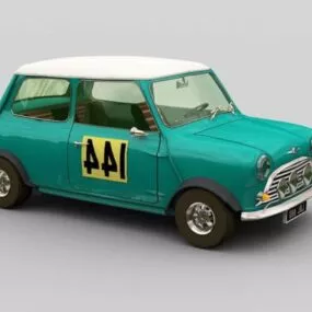 Classic Mini Cooper 3d model