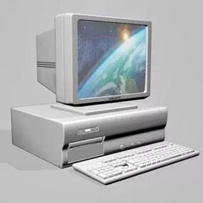 Vintage Pc 3d model