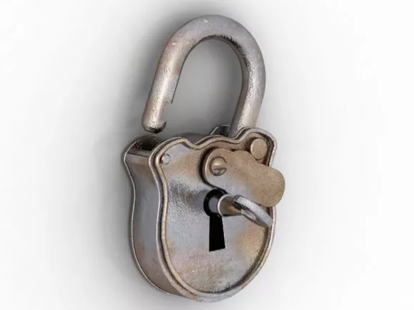 Antique Locker 3d model