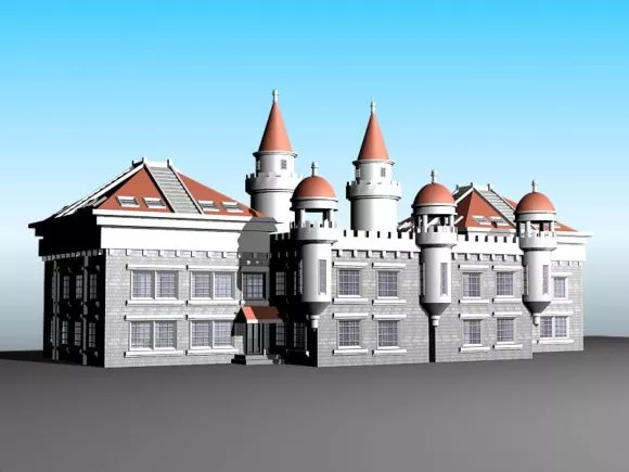 Chapel House Building 3d model