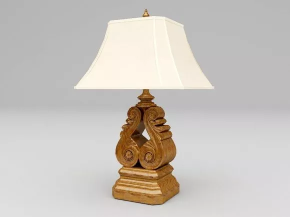 Home Ceiling Fluorescent Lamp 3d model