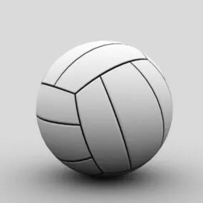 Simple Volleyball Ball 3d model