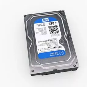 Wd Hard Drive 3d model