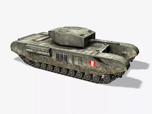 Military Armored Apc Tank 3d model