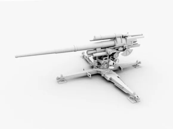 Pa63 Handgun Weapon 3d model
