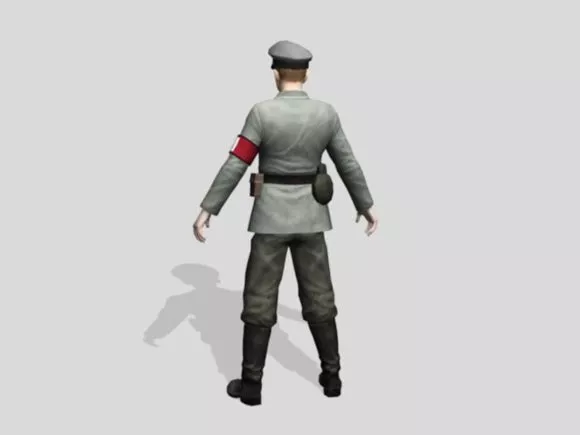 Masked Warrior Character 3d model
