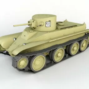 Ww2 Small Tank V1 3d model