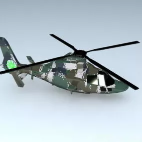 Wz9 Attack Helicopter 3d model
