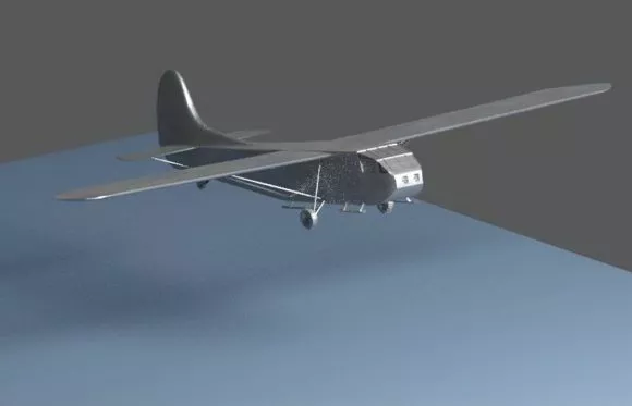 Sci-fi Space Ship 3d model