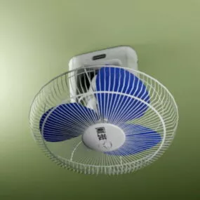 Wall Mounted Electric Fan 3d model