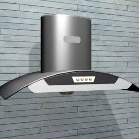 Wall Mounted Range Hood 3d model