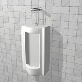 Bathroom Wall Mounted Urinal 3d model