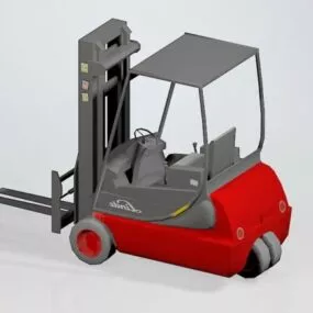 Warehouse Electric Forklift 3d model