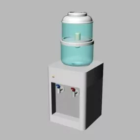 Water Dispenser With Stand 3d model