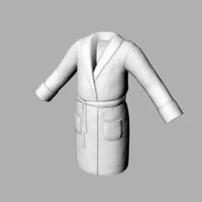Bathrobe Coat 3d model