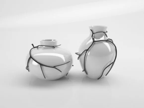 Ceramic Modern Vases Decorative 3d model Ceramic Modern Vases Decorative 3d model