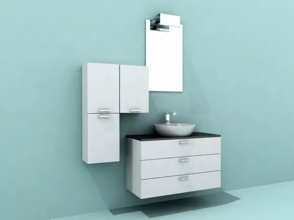 Modern Office Desk 3d model