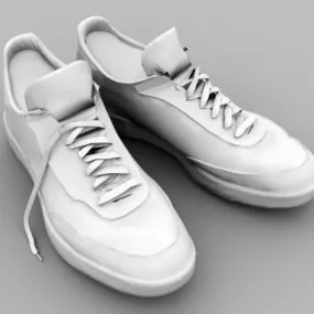 White Sneakers V1 3d model