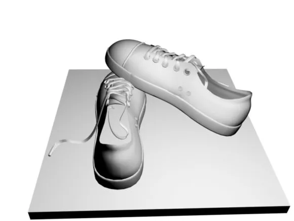 Table Tennis With Ball 3d model