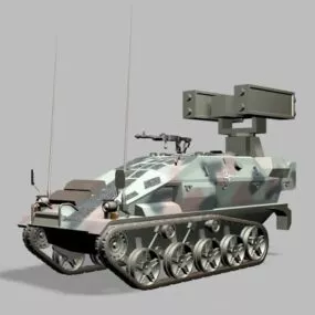 Wiesel Ozelot Air Defense System 3d model