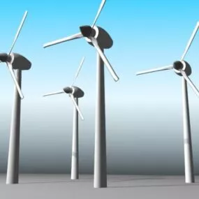 Wind Turbine Field 3d model