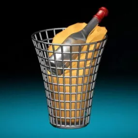 Wine Basket 3d model