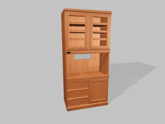 Nightstand Poland Style 3d model